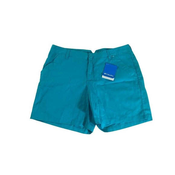 NWT Columia Women's Kensie Cove Blue Leisure Outdoor Shorts - 12 - Picture 1 of 12